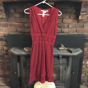 Burgundy Max Studio Above Knee Dress